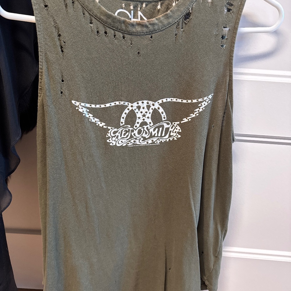 Distressed Aerosmith T-shirt